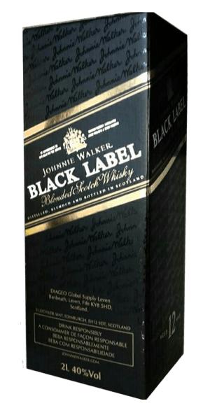 Виски Блек Лейбл (Black Label) 2 литра